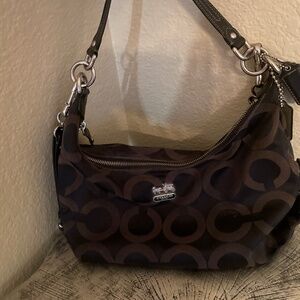 Black Madison COACH hobo bag